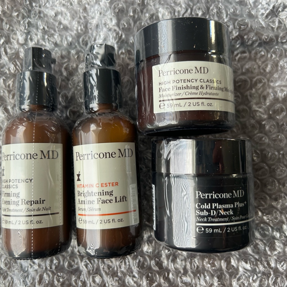 NEW Perricone MD anti-aging face and neck products. Sold for $135 each.